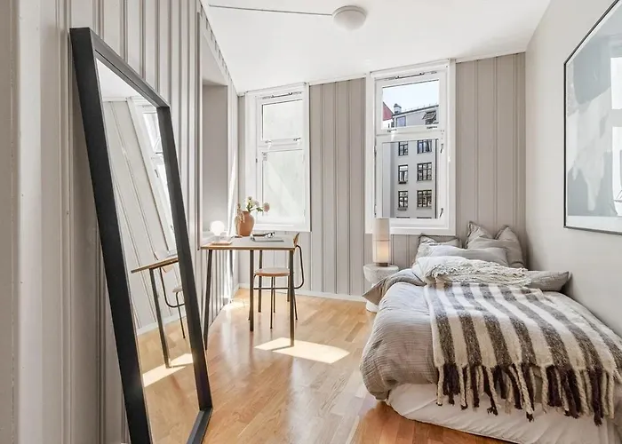 Sunny 4br Flat With Shared Rooftop Terrace At Kampen Appartement Oslo