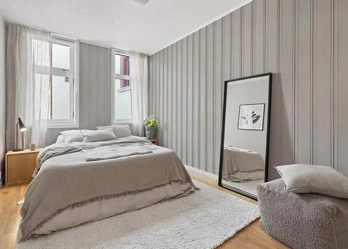 Sunny 4br Flat With Shared Rooftop Terrace At Kampen Appartement Oslo